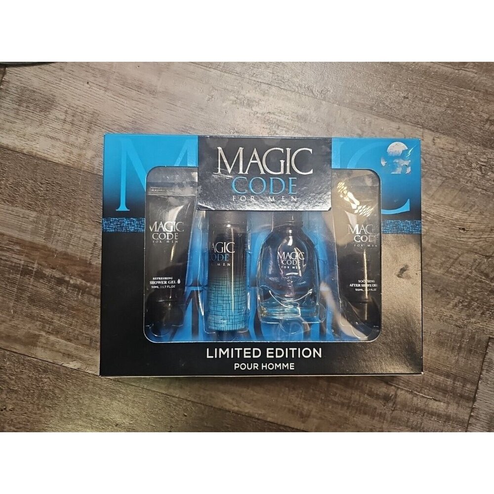 NEW MAGIC CODE Cologne Fragrance for Men SET LIMITED EDITION‎ 4 piece